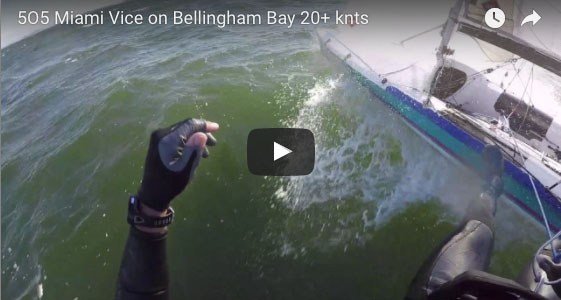 Flying without Foils on a 505